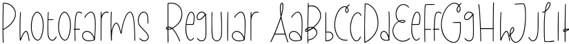 Photofarms Regular font
