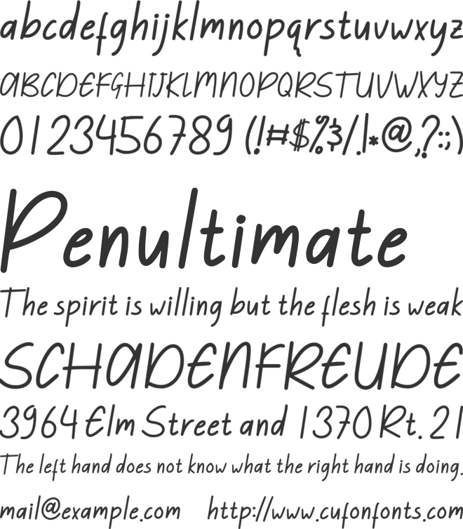 Rafreshline font preview