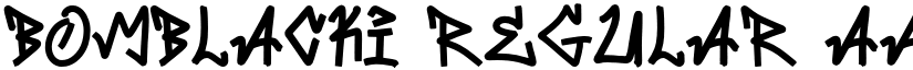BOMBLACKI Regular font