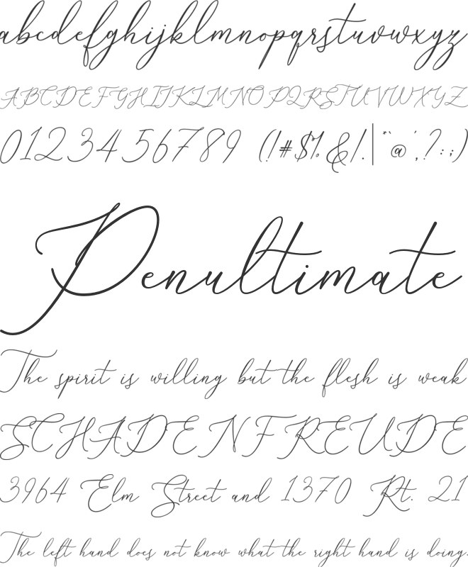 Brishia Jodie font preview