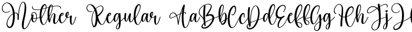 Mother Regular font