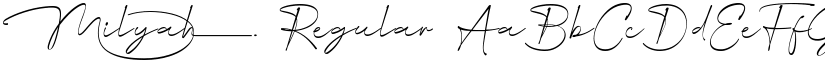 Milyah font download