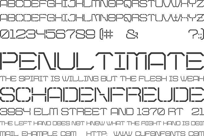 Decoode font preview