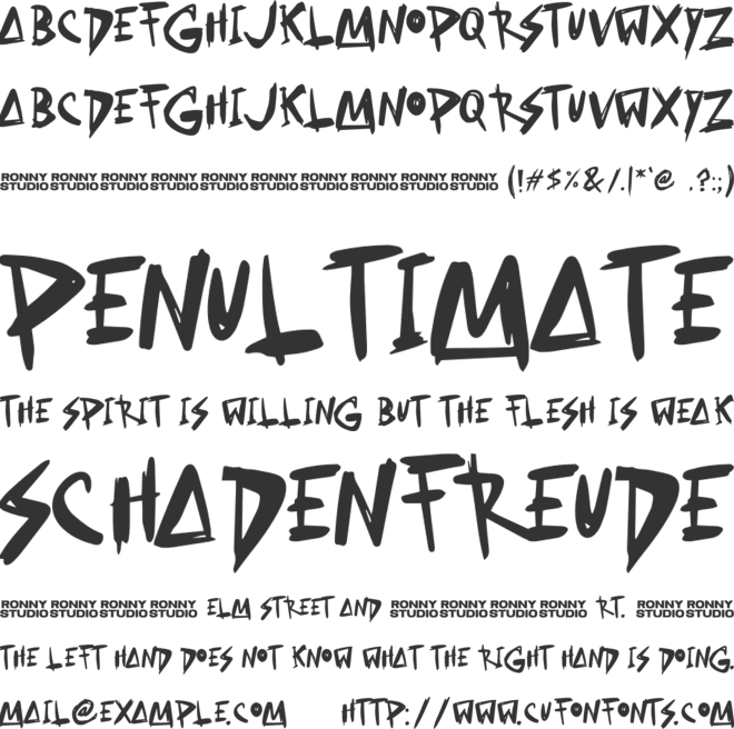 Browess Sovar font preview