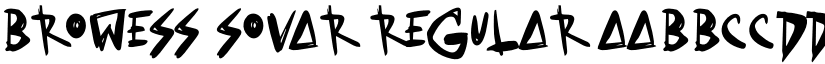 Browess Sovar font download