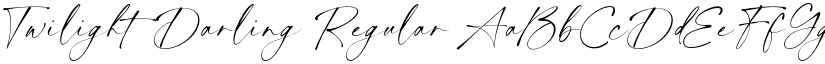 Twilight Darling Regular font
