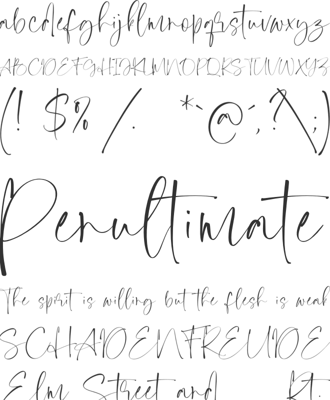 Capaldi font preview