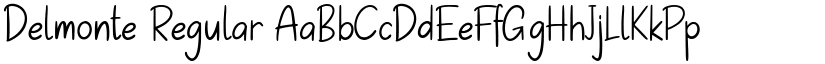 Delmonte Regular font