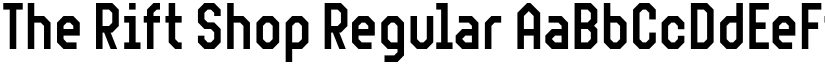 The Rift Shop Regular font