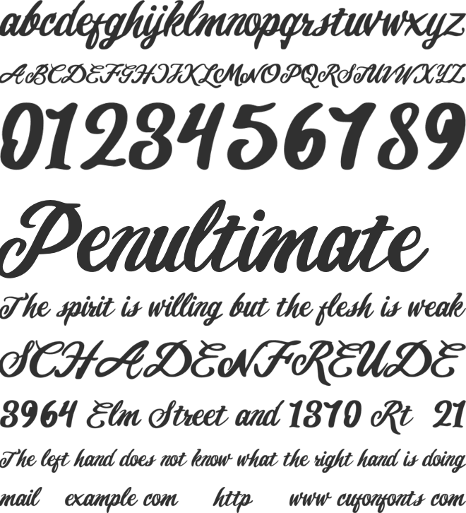 Tropicalism font preview