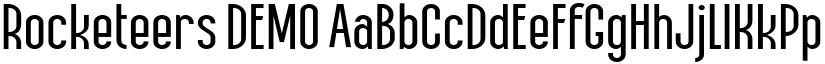 Rocketeers DEMO font