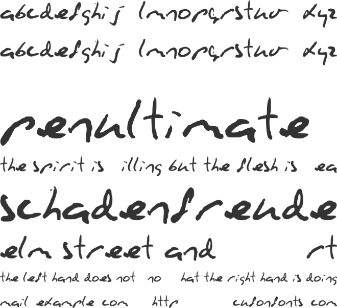 Letra De Mama font preview