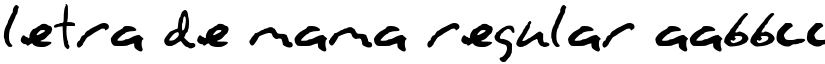 Letra De Mama Regular font