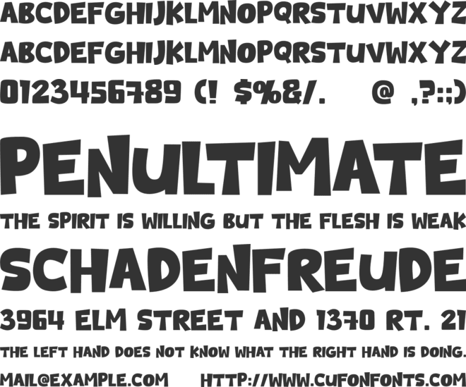 Dragon Fruit Days font preview