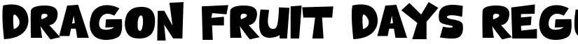Dragon Fruit Days Regular font