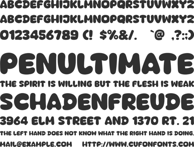 Date Fruit Days font preview