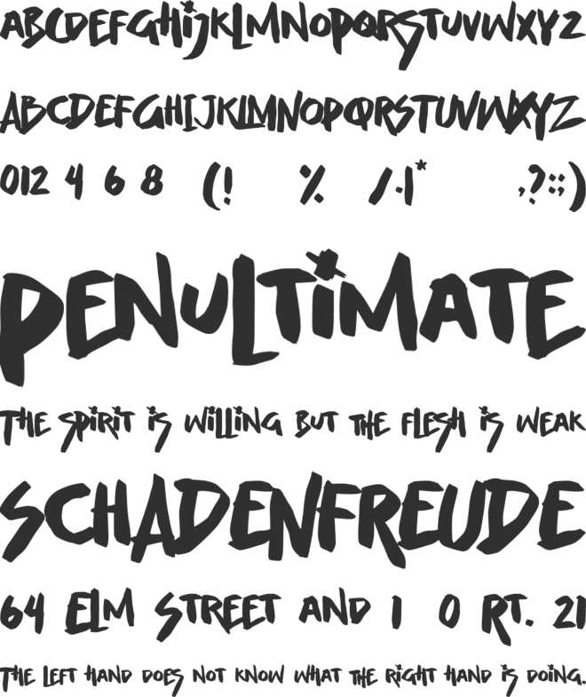 Dissfunction font preview