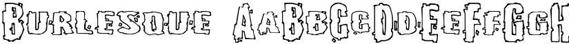 Burlesque font