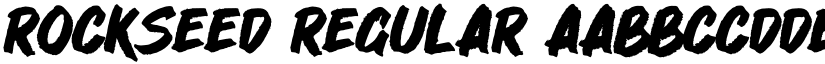 Rockseed Regular font