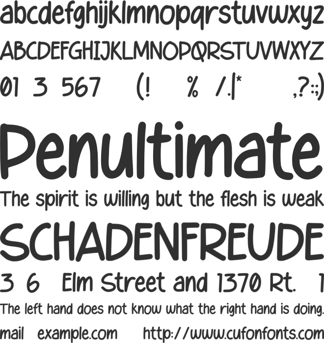 Healing Sunday font preview
