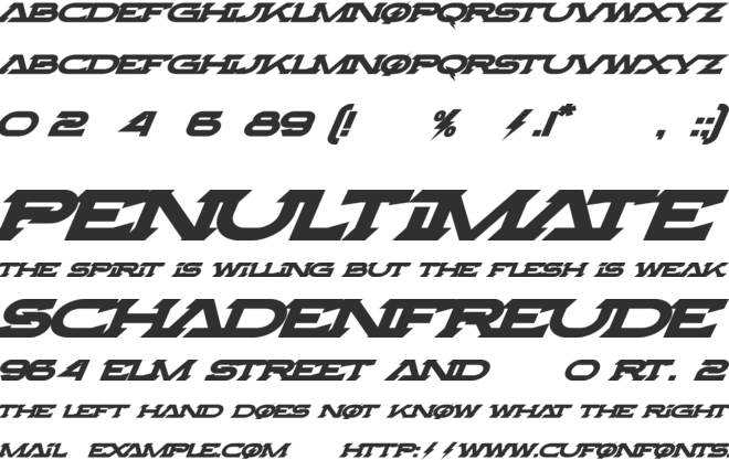 Roxies font preview