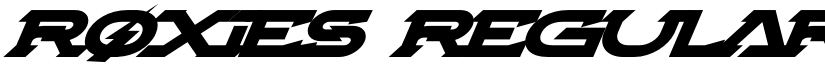 Roxies font download