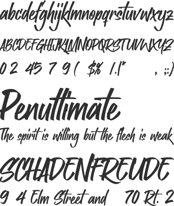 Funk Fact font preview