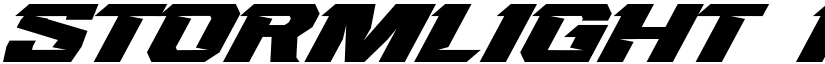 Stormlight Regular font