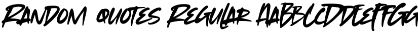 Random quotes font download