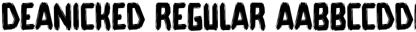 Deanicked Regular font