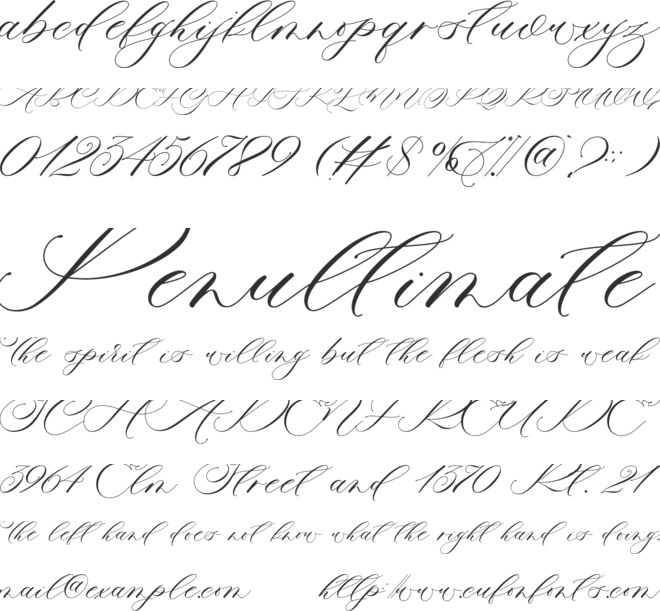 Ermin Sweet font preview