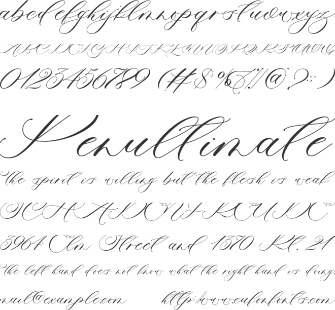 Ermin Sweet font preview