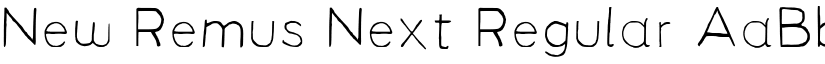 New Remus Next Regular font