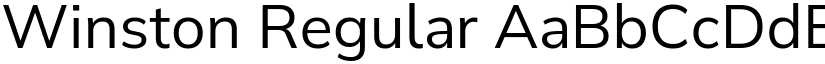 Winston Regular font