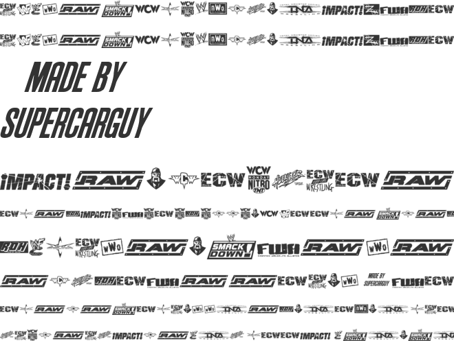 Pro Wrestling Logos font preview