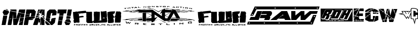 Pro Wrestling Logos font