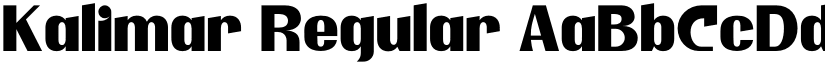 Kalimar Regular font
