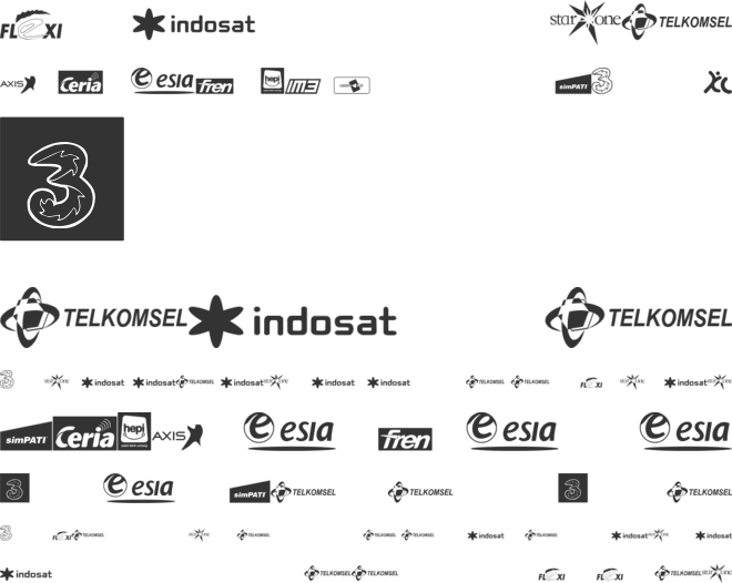 FTF Cellul@r of Indonesiana Island font preview