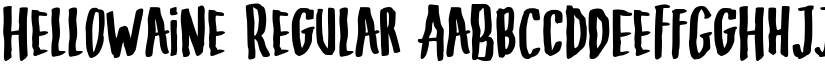 Hellowaine Regular font