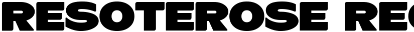 ResotERose Regular font