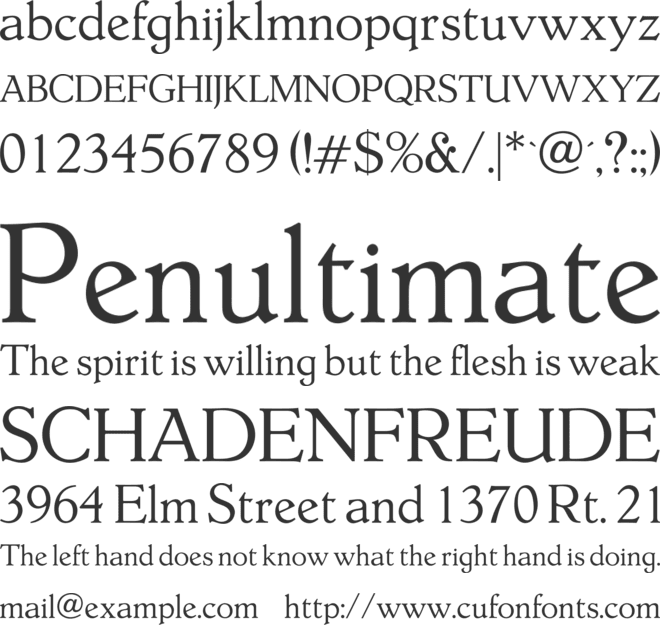 OPTIHollandseLight-Agency font preview