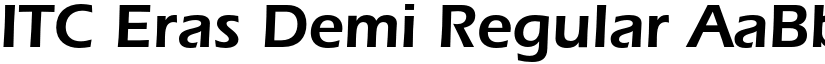 ITC Eras Demi Regular font