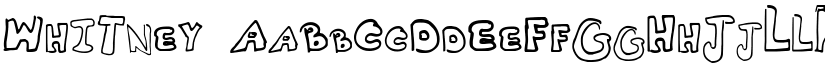Whitney2 font