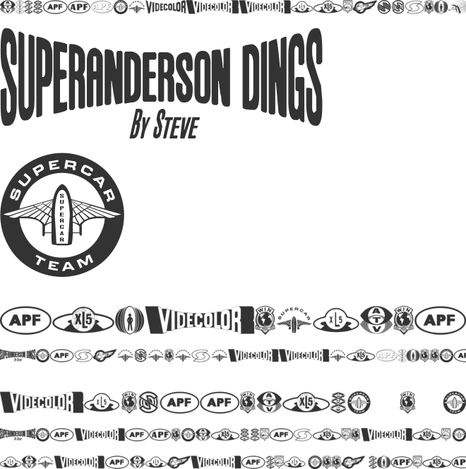 Anderson Dings 1 font preview