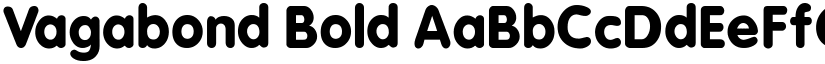 Vagabond Bold font