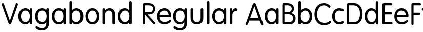 Vagabond Regular font