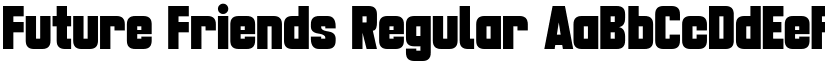 Future Friends Regular font
