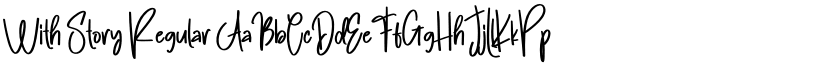 With Story font download