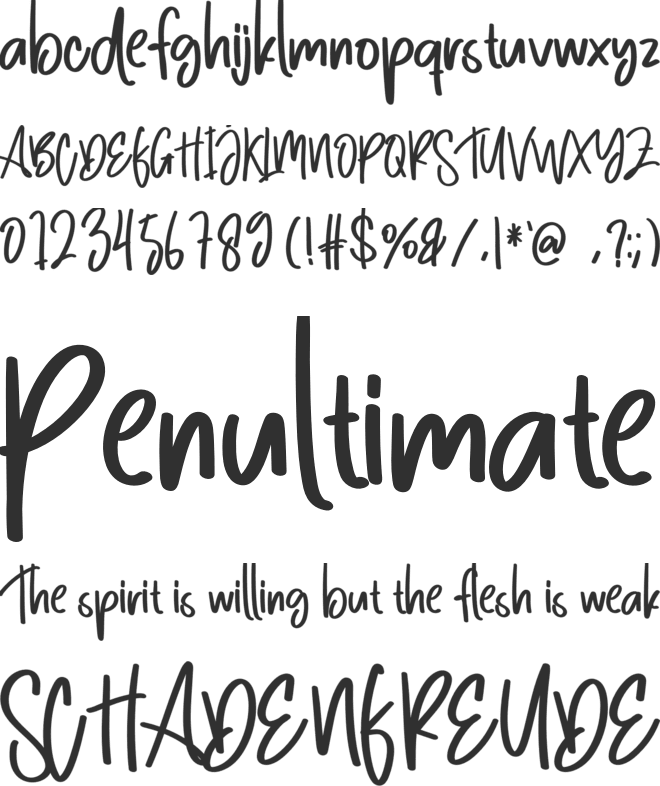 For You font preview