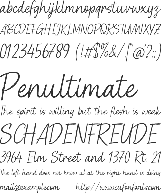 Worldchalk font preview